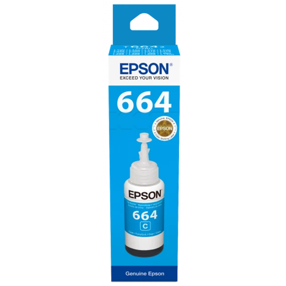 Epson T6642 Tinta Cyan 70ml No.664