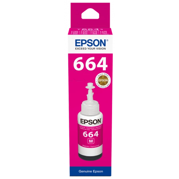Epson T6643 Tinta Magenta 70ml No.664