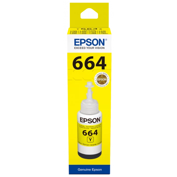  Epson T6644 Tinta Yellow 70ml No.664